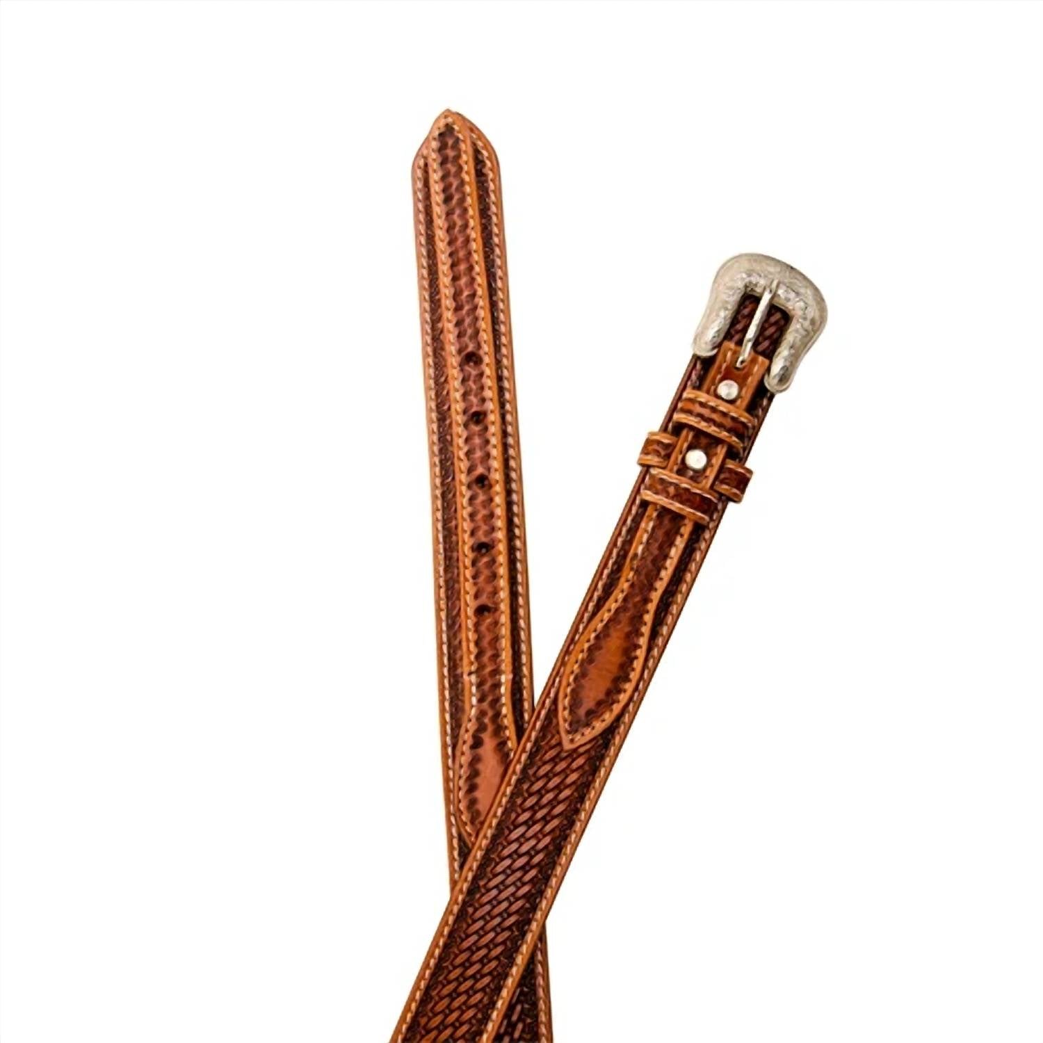 Myra - Women's Vandal Hand-tooled Leather Belt