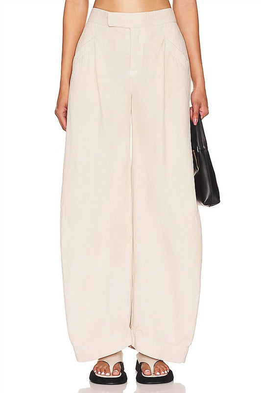 Free People - Tegan Washed Barrel Trouser