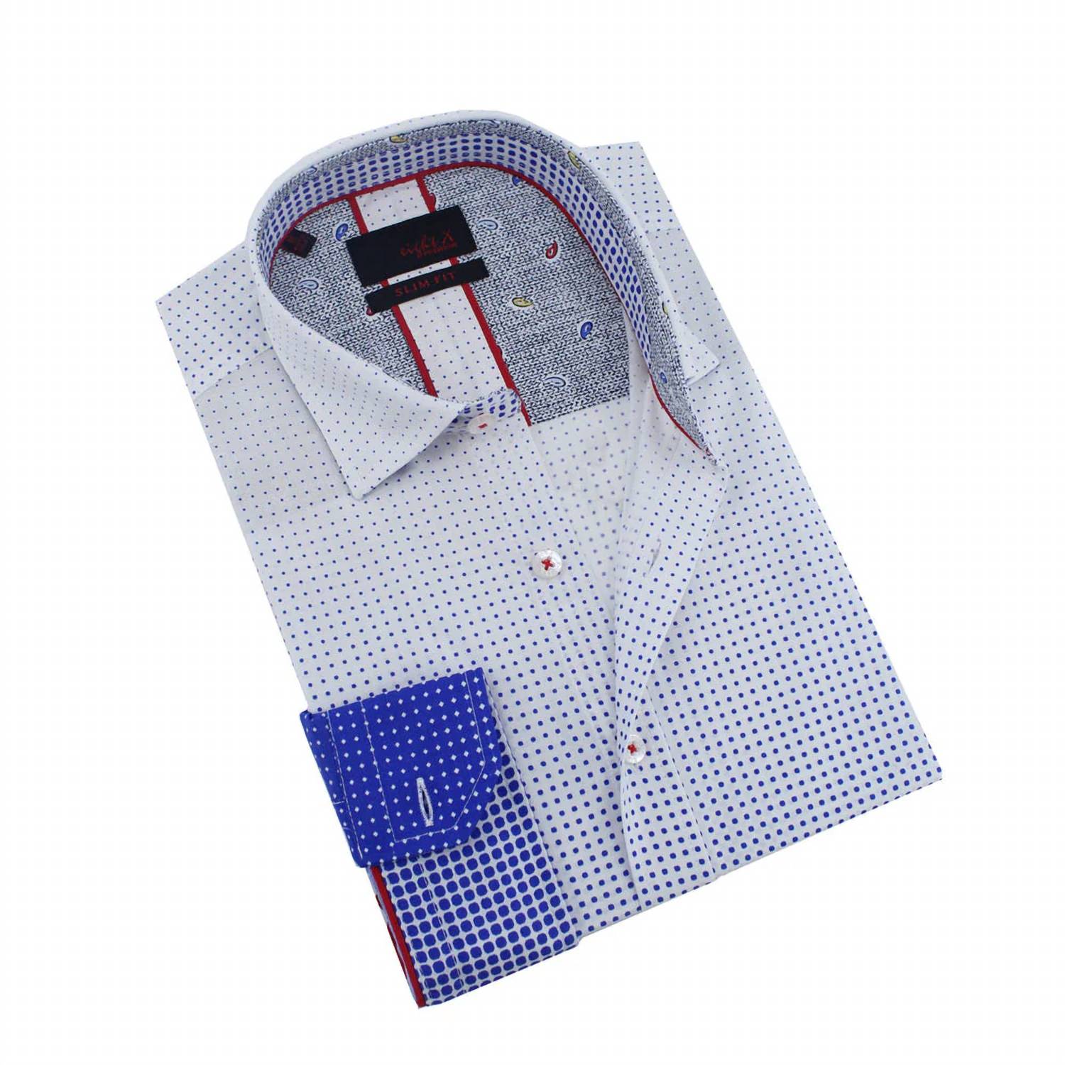 Eight X - Ombre Polka Dot Button Down Shirt
