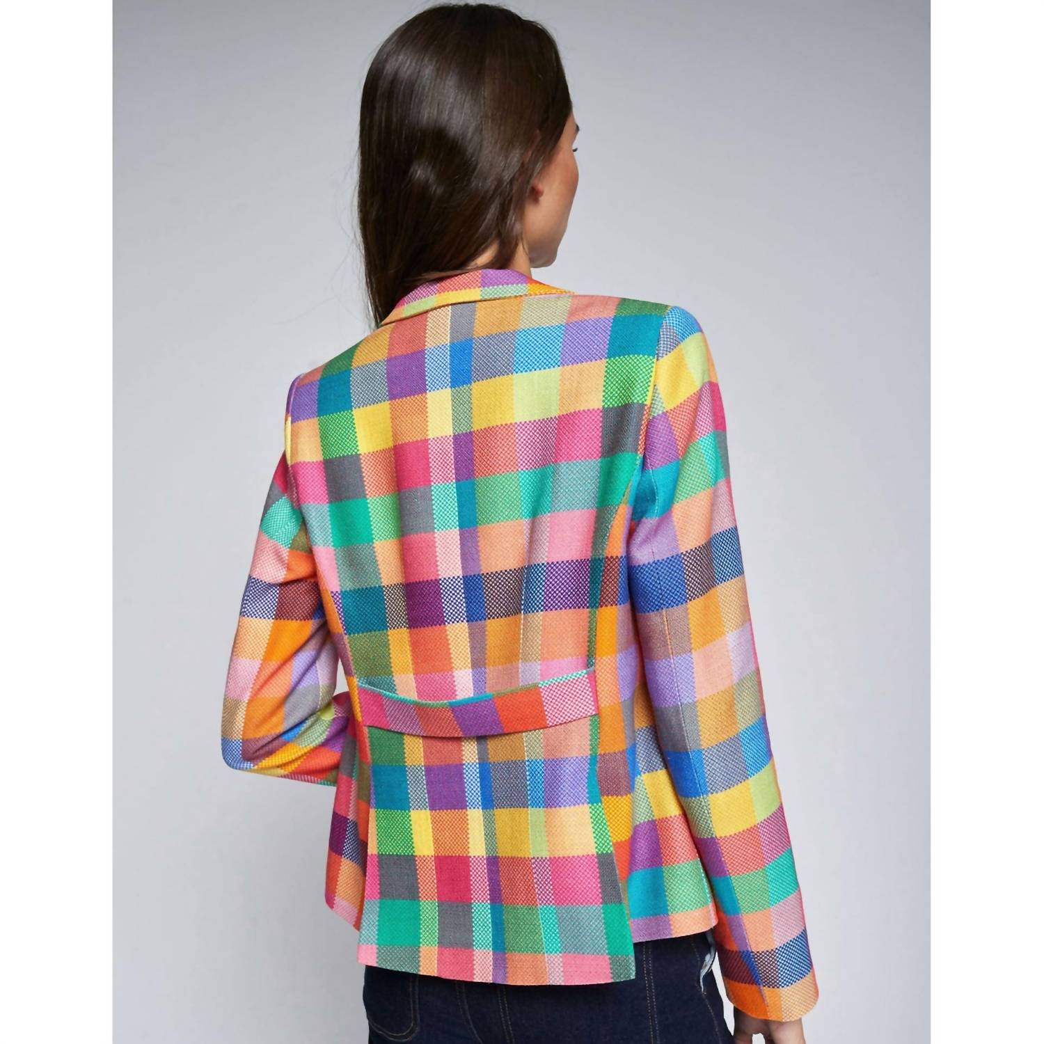 Vilagallo - Gingham Plaid Jacket
