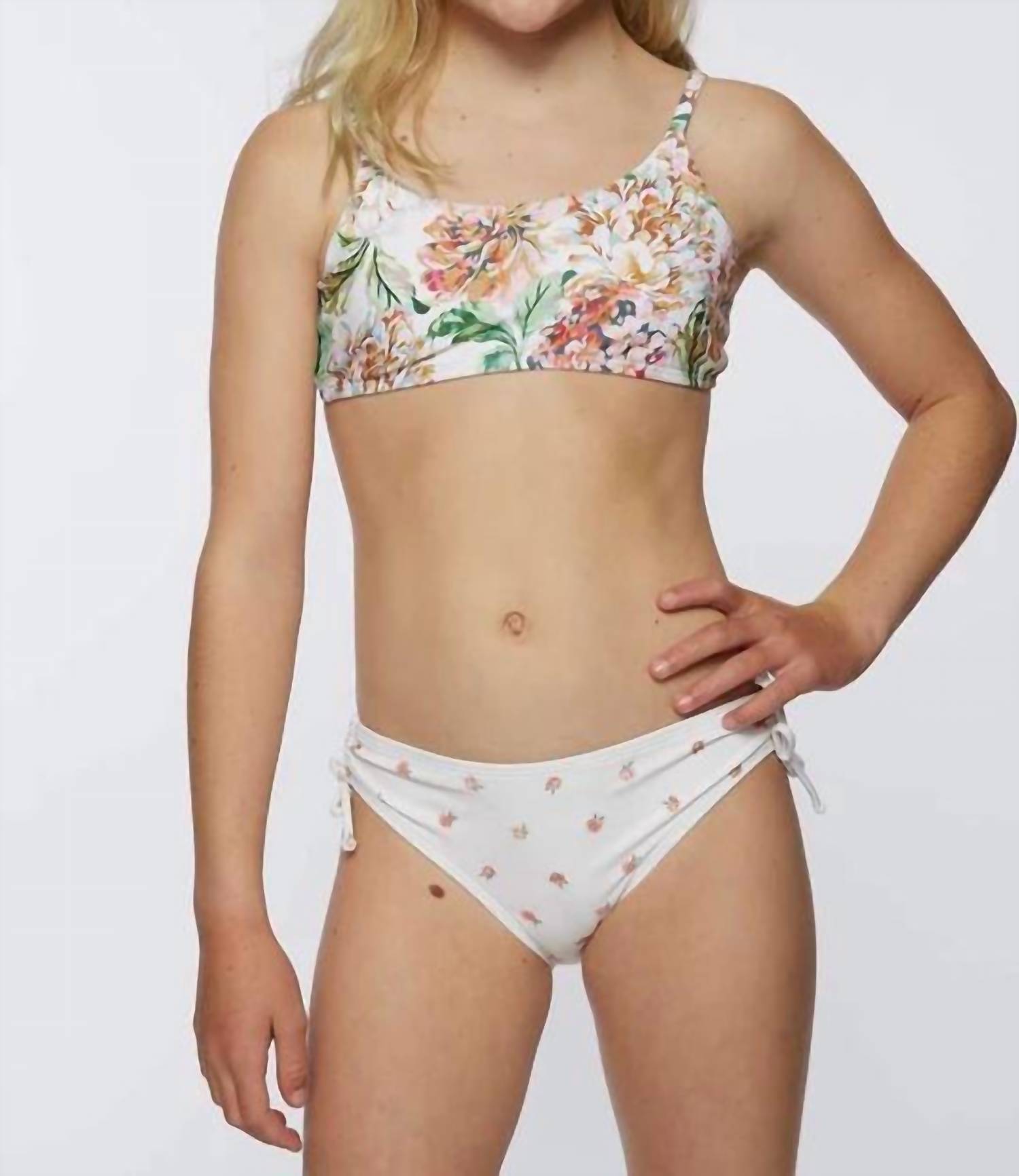 O'Neill - Girls Arden Floral Scoop Bralette Swim Set
