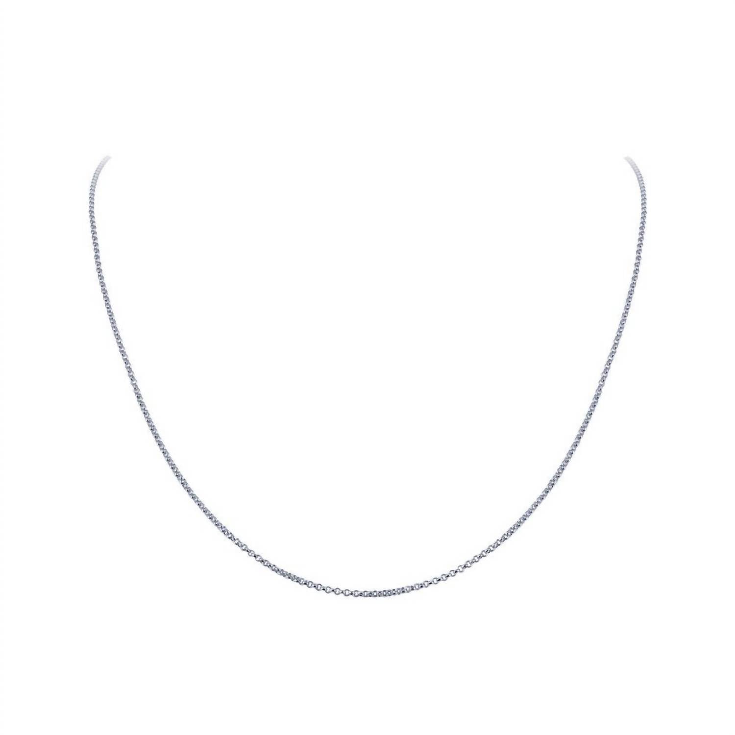 Lafonn Women's Classic Chain 20" Necklace in platinum bonded sterling silver - women's jewelry