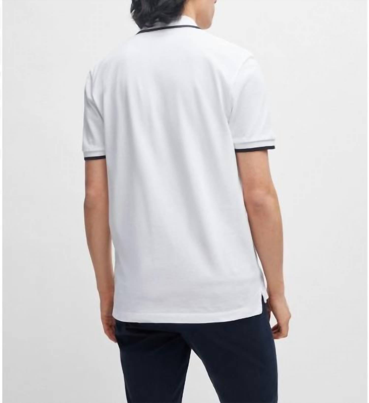 Hugo Boss - Parlay Polo Shirt Button-down Collated Short Sleeves