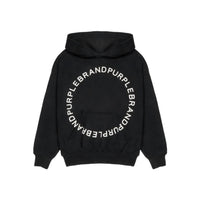 Purple Brand - Heavyweight Fleece Po Circle Wordmark Hoodie