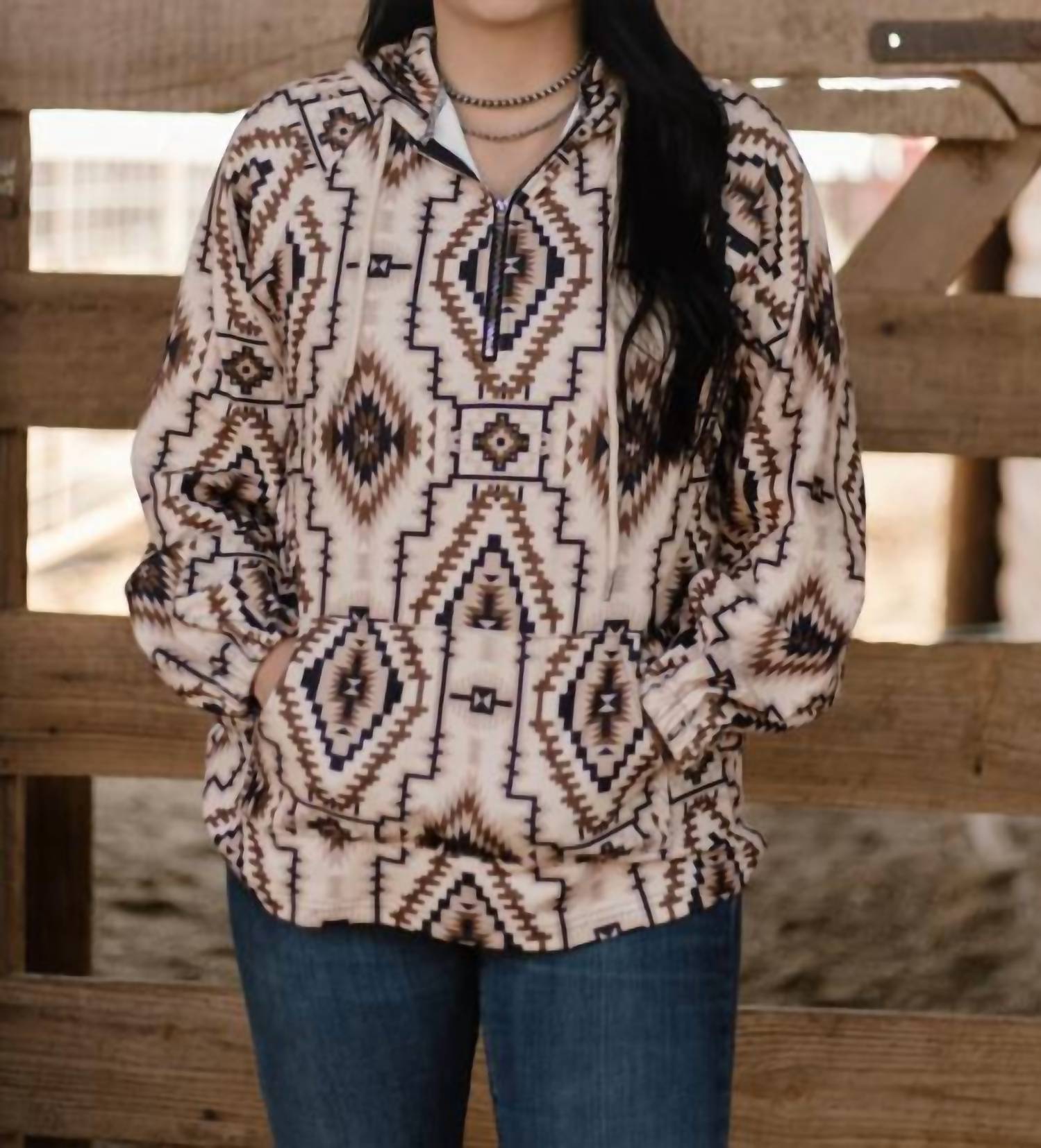 Sterling Kreek - Desert Sands Oversized Pullover Hoodie