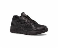 SAUCONY Kid's Cohesion 14 Ltt Sneaker in black - kids' sneaker - detail view