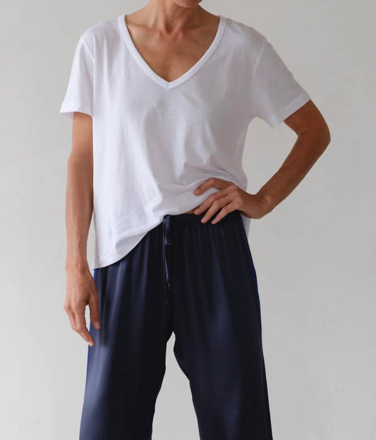 Donni. - Jersey Relaxed V-neck Top