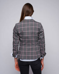 Smythe - One-button Windowpane Blazer