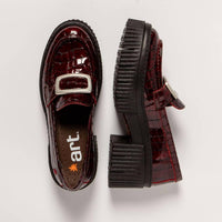 The ART Company Women's 1372 Leather Loafer in bordeaux - women's flats - alternate view