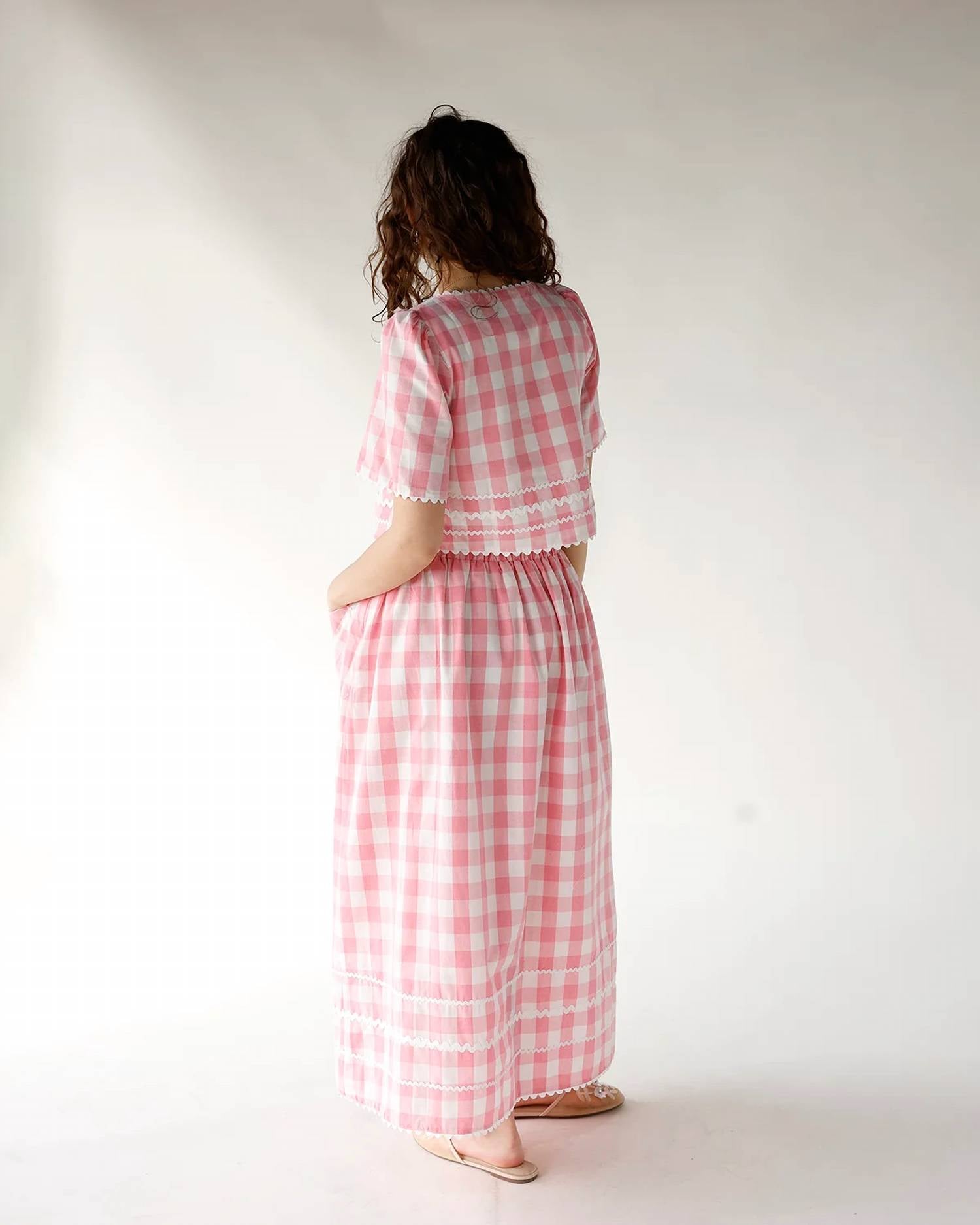 Aureum - GINGHAM DARLING TOP