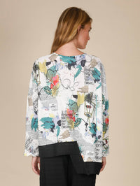Inoah - Abstract Ease Dolman Pullover