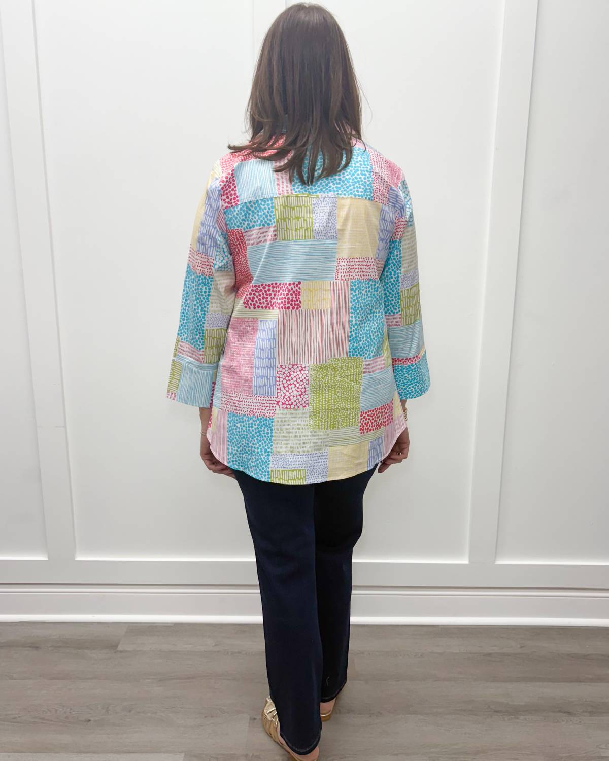 Habitat - Perfect Travel Patchwork Hidden Placket Shirt