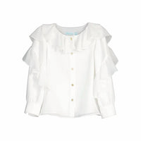 Abel & Lula - Kid's Chiffon Ruffle Blouse
