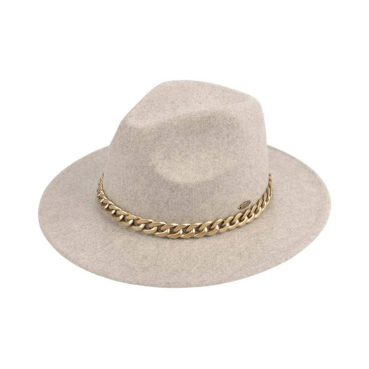 C.C - Women's Vegan Felt Panama Brim Hat