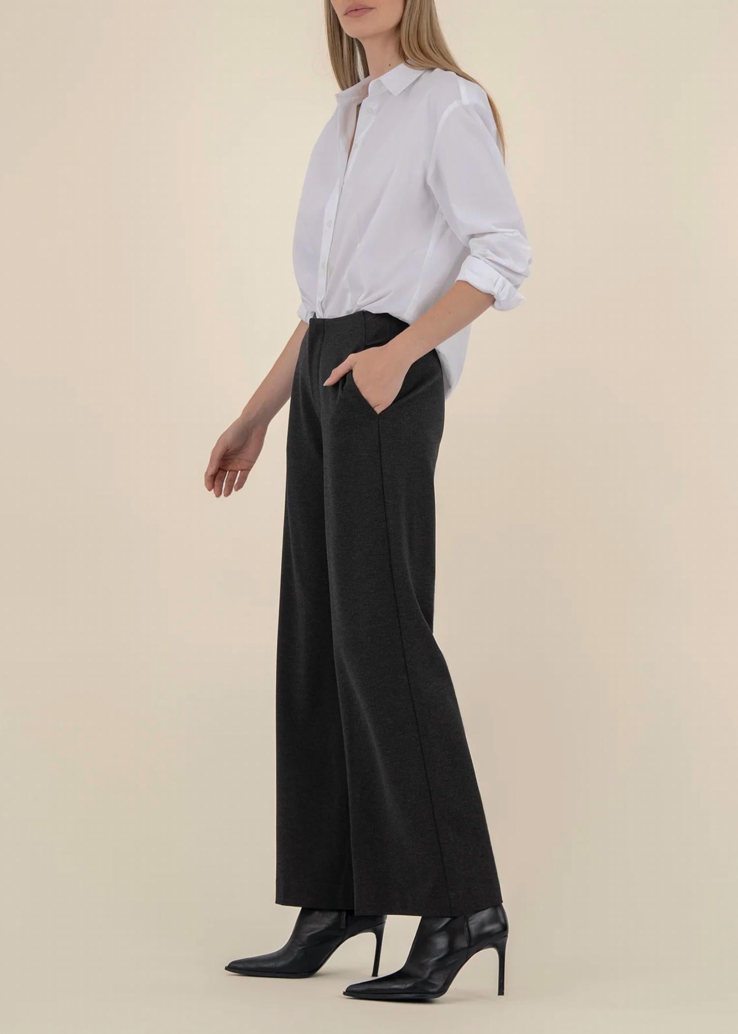 Kut From The Kloth - Meg Ponti High Rise Wide Leg Trouser