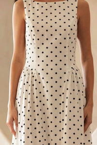 Storia - Polka Dot Fit & flare Midi Dress