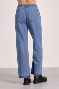 Elan - Drawstring Straight Leg Pants