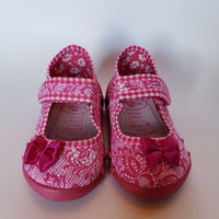 Renbut Shoes - Girl's Velcro Strap Mary Jane Casual Flat