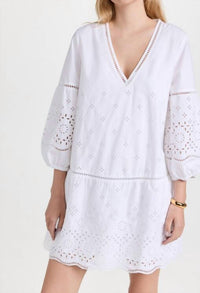 Club Monaco - Eyelet Mini Dress