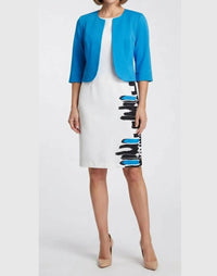 Maya Brooke - Day Jacket Dress 2 Piece Set
