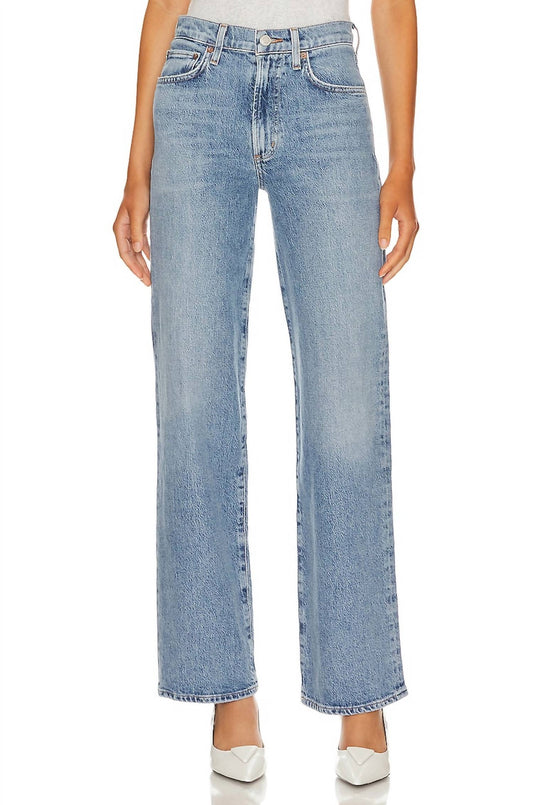 Agolde - Harper Mid Rise Wide Straight Jeans