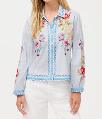 Joseph Ribkoff - ANGELA OPEN NECK SHIRT