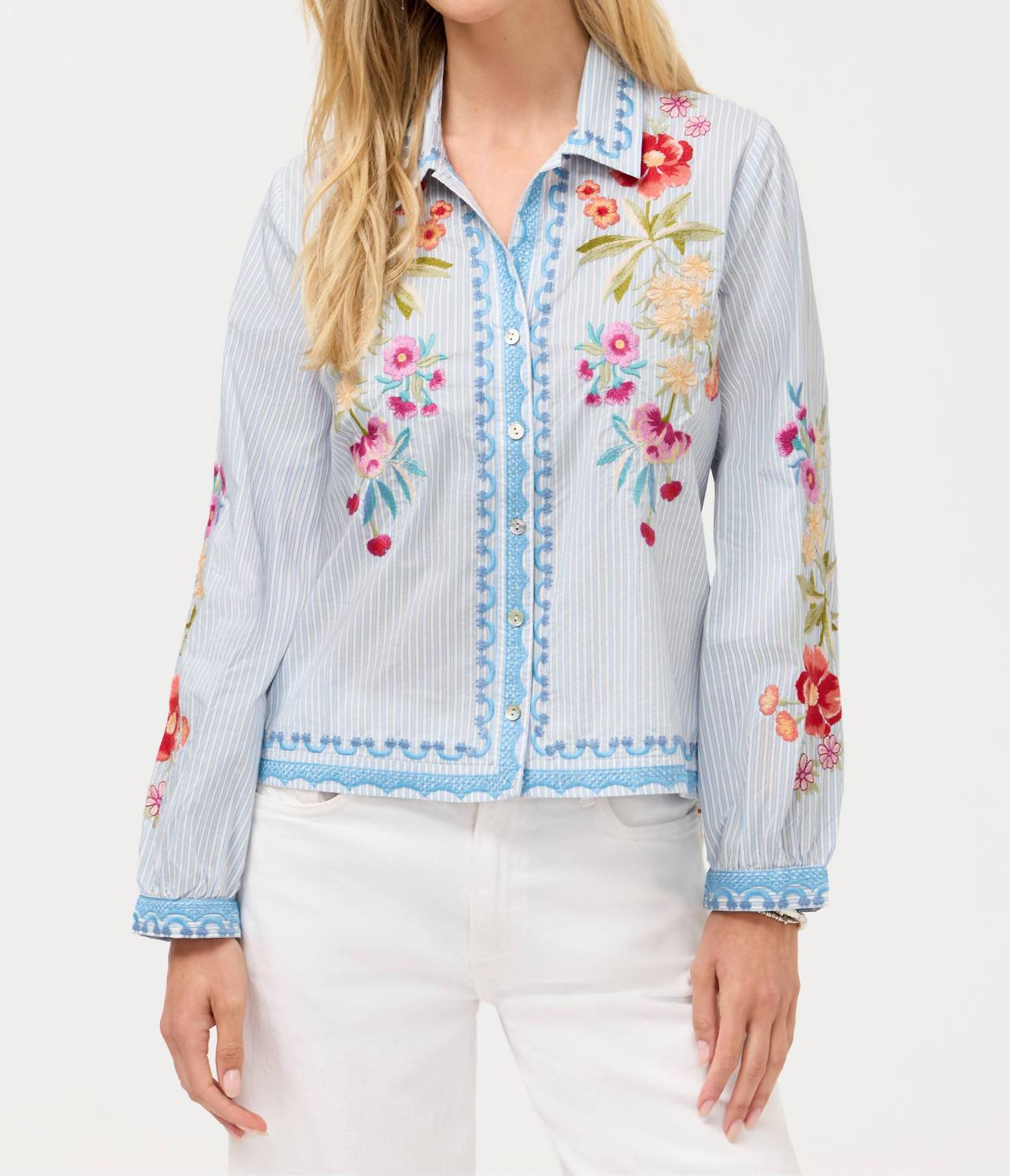 Joseph Ribkoff - ANGELA OPEN NECK SHIRT