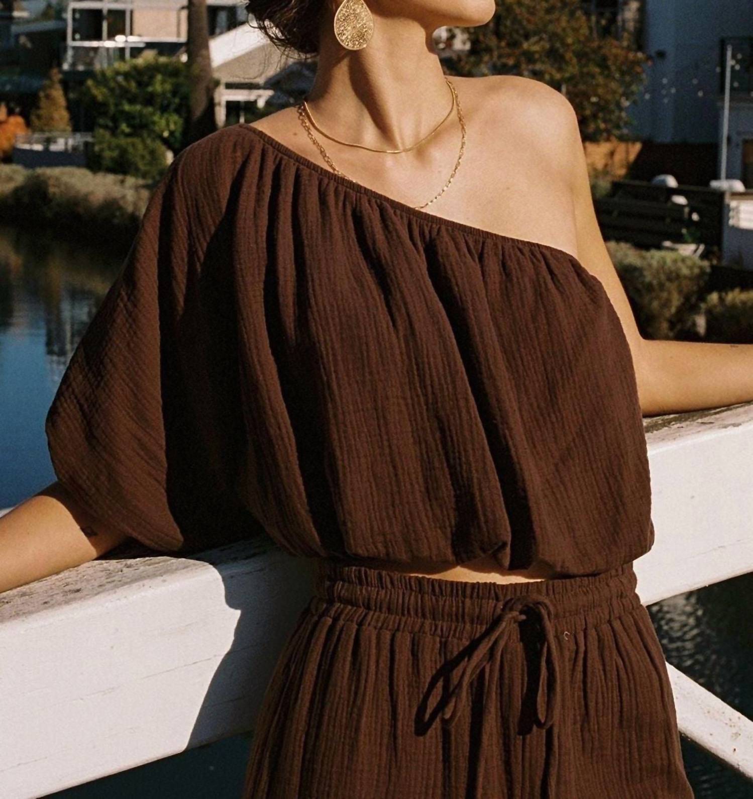 Kylie Paige - Lina One Shoulder Top