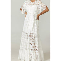 Miss June Paris Women's Sable Dress in white - women's dress - alternate view