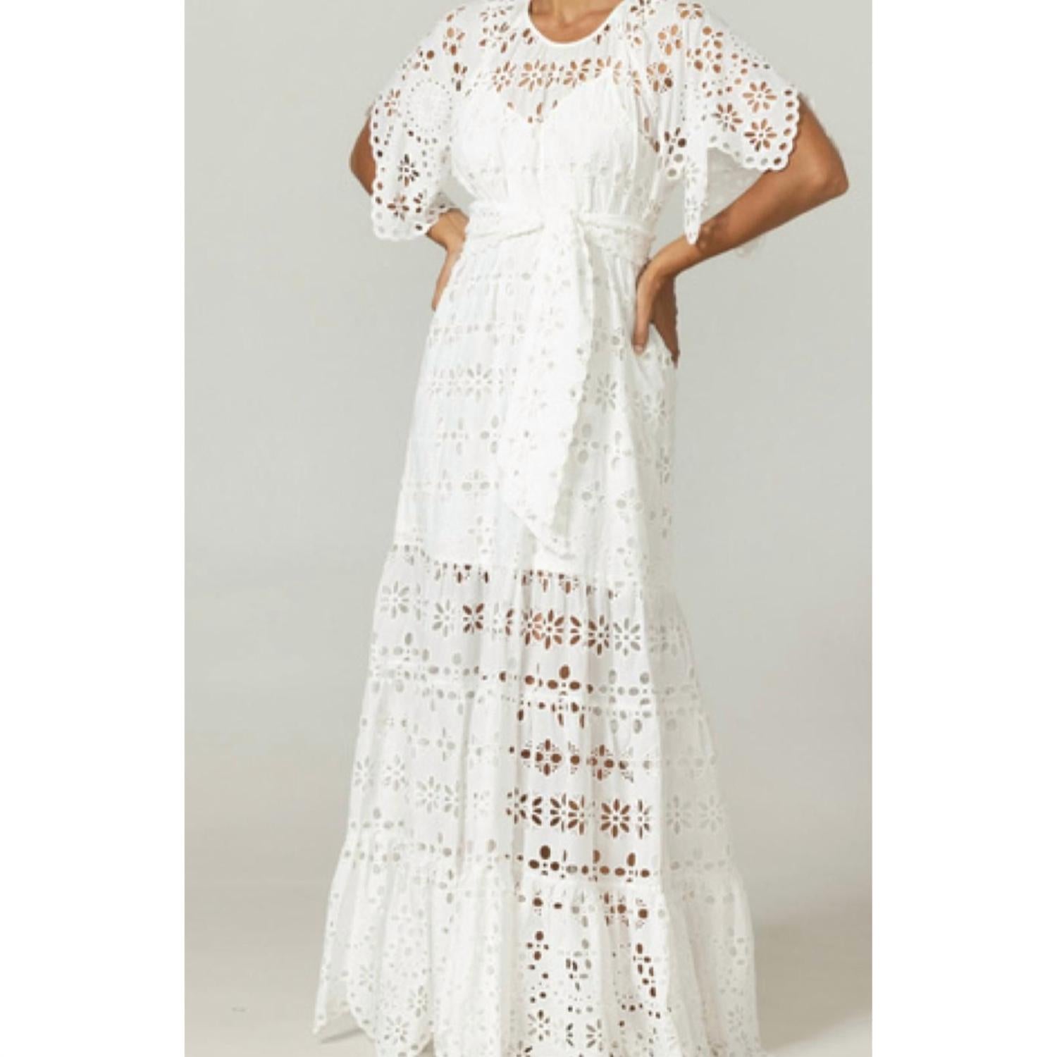 Miss June Paris Women's Sable Dress in white - women's dress - alternate view