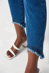 Joseph Ribkoff - EMBELLISHED HEM JEANS