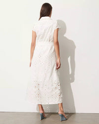 FIGUE Mykonos Dress in chalk - women's dress - alternate view