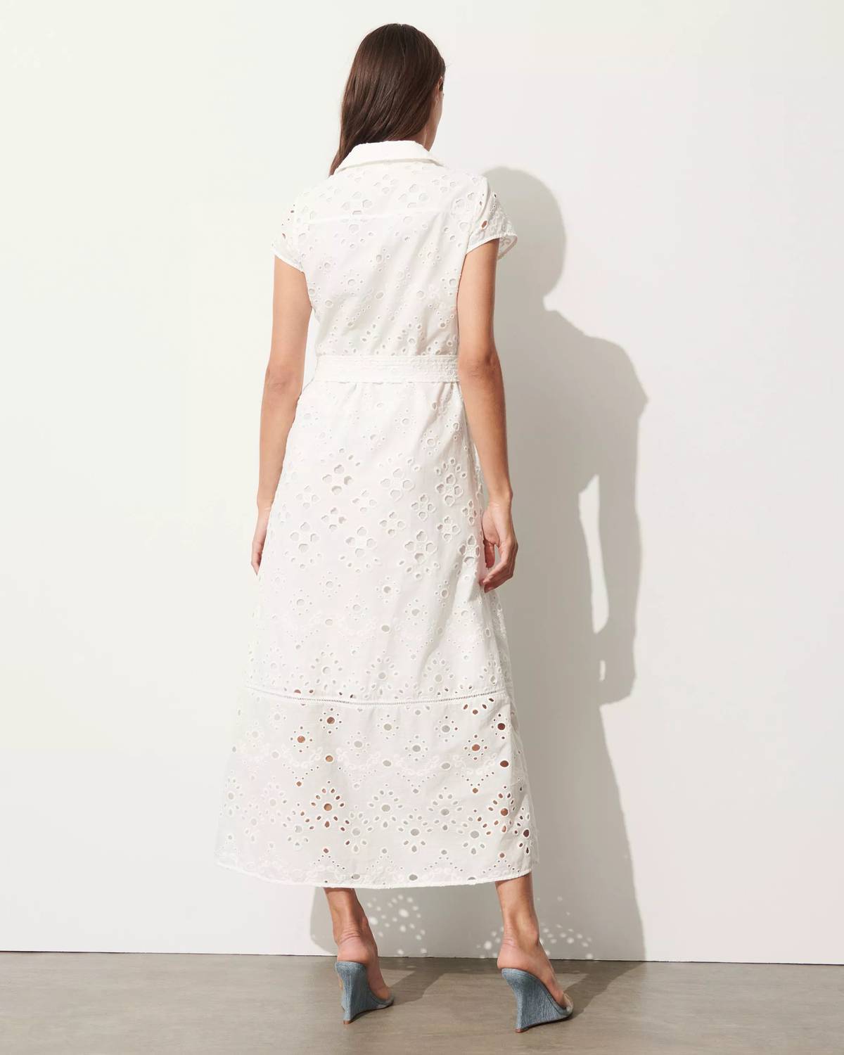 FIGUE Mykonos Dress in chalk - women's dress - alternate view