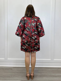 Jodifl After Hours Brocade Mini Dress in black - women's dress - alternate view