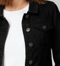 Sojara - Back Stripe Distressed Jacket