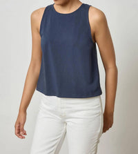 Lilla P - Mixed Media Tank Top