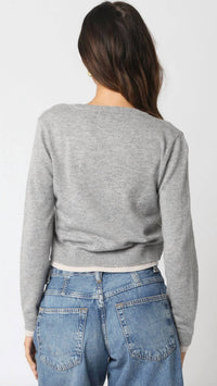 Olivaceous - Colorblock Cardigan