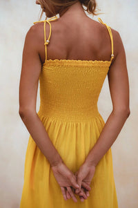Bali Elf - Paradiso Strappy Linen Midi Dress