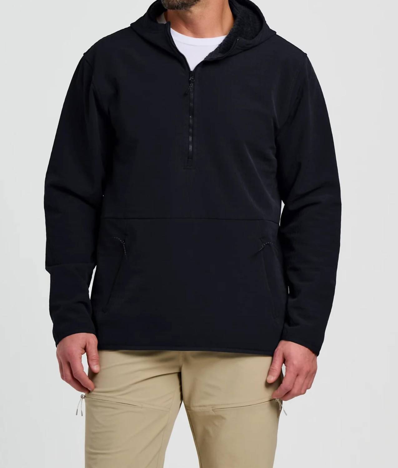 Free Fly - Men' Gridback Fleece Anorak Hoodie