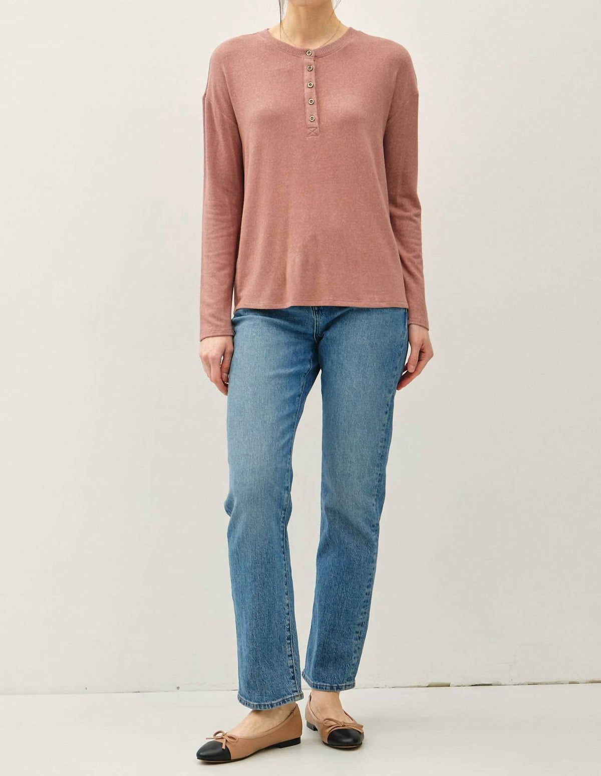 Be Cool - Sarah Hacci Henley Top