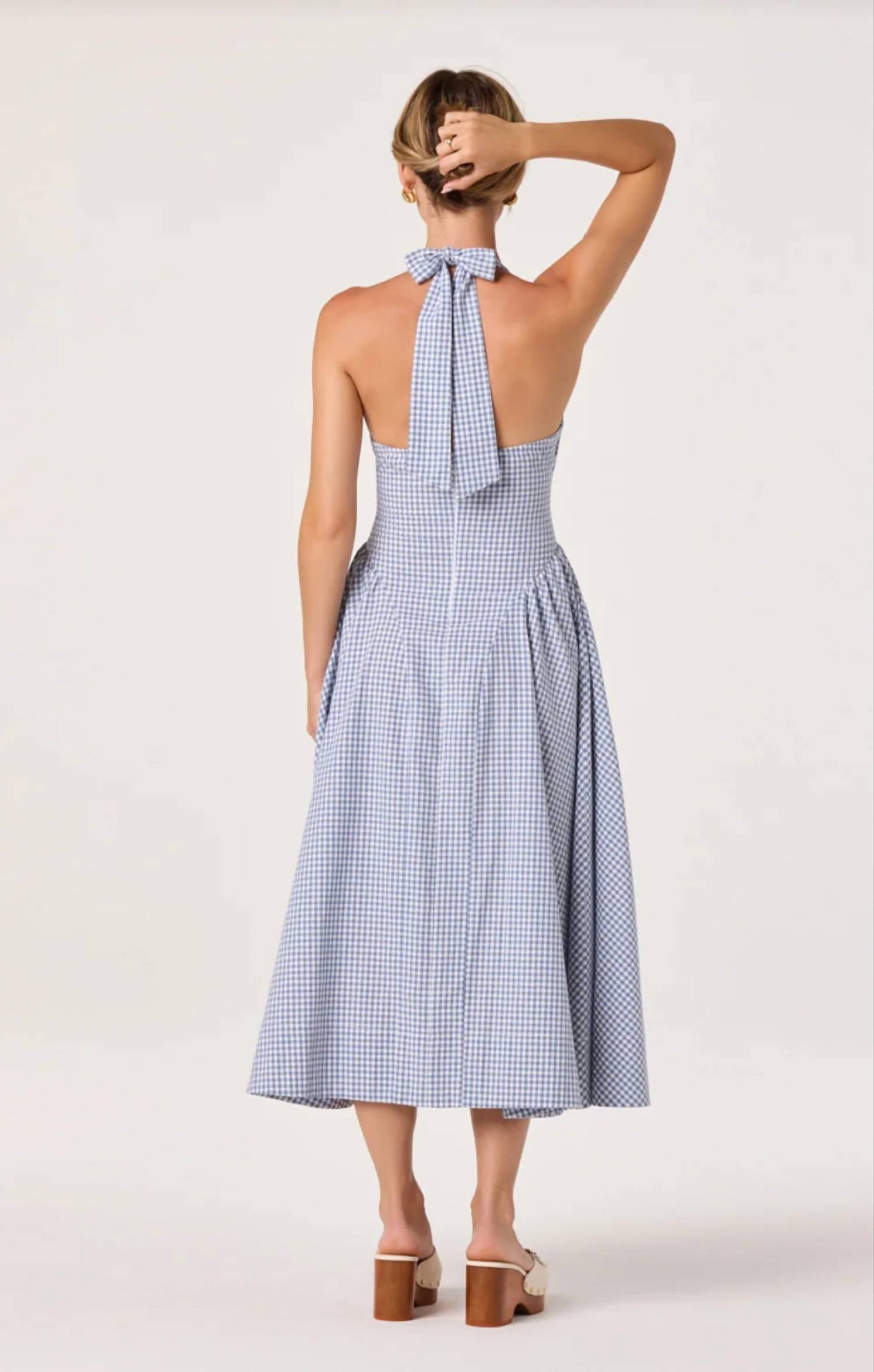 Astr - Meana Halter Midi Dress