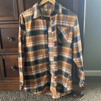 Adora - Women's Roll Up Sleeve Plaid Shirt