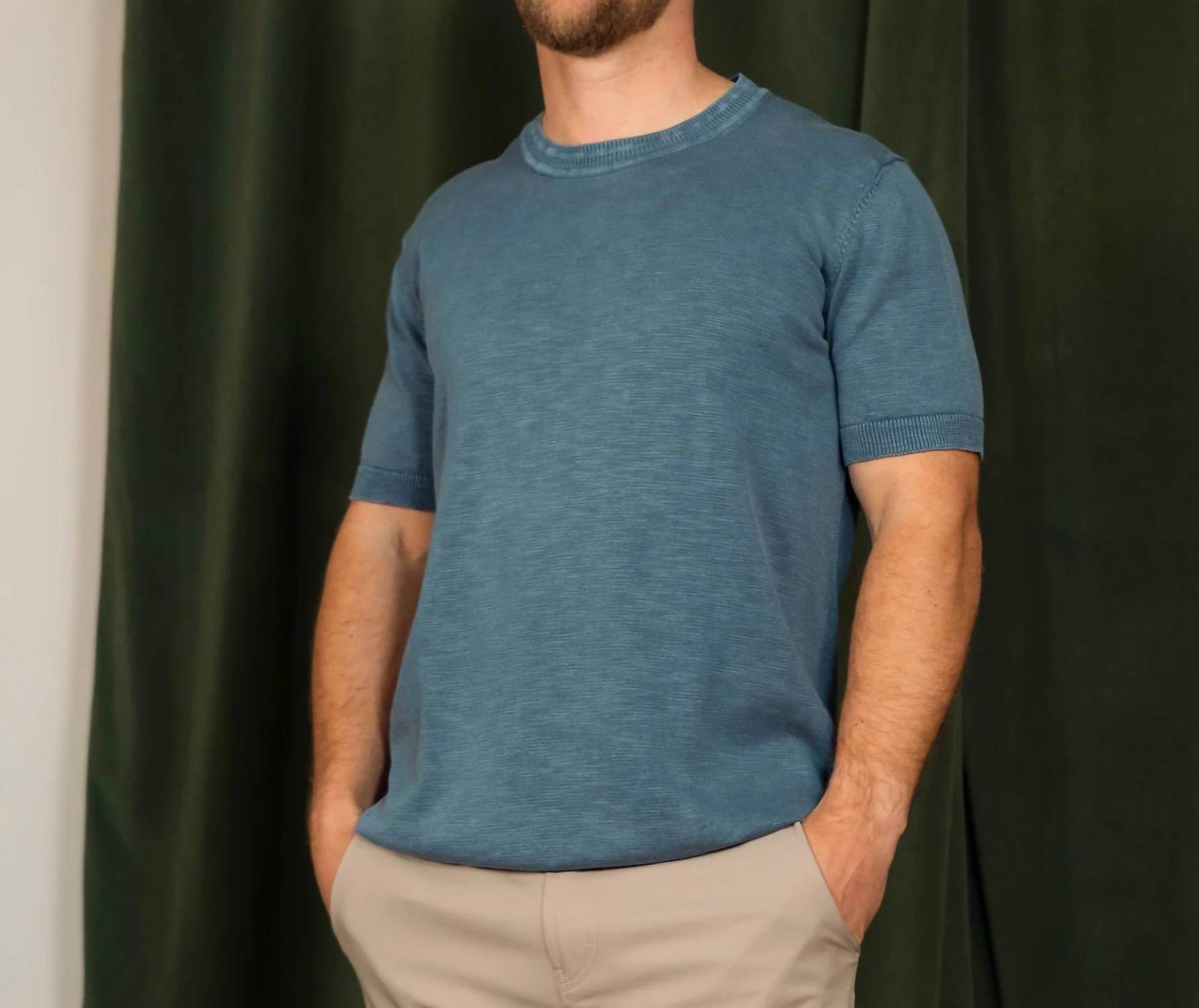 Stone Rose - Men's Washed Knit Top