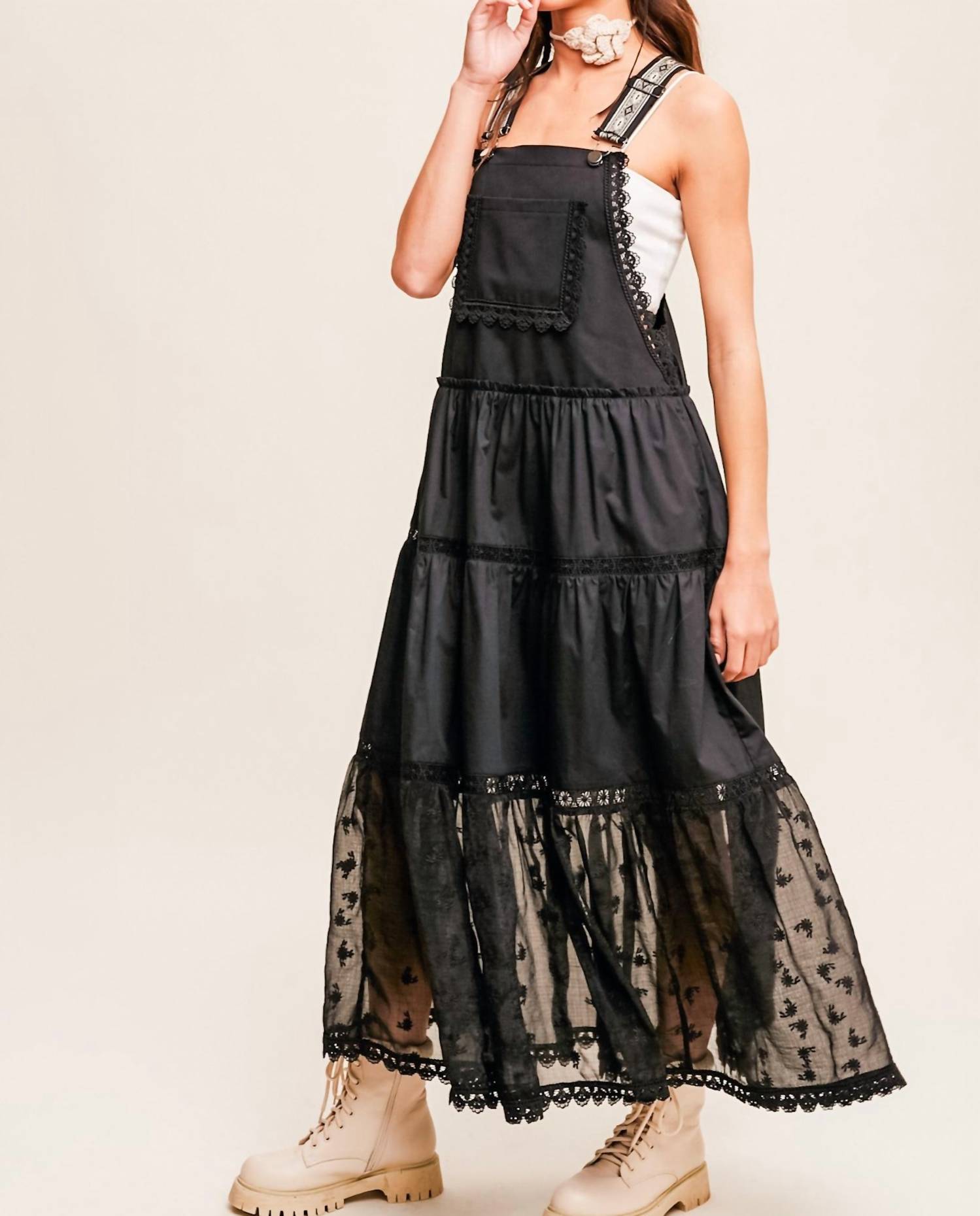 In-Loom - Ashlyn Overall Maxi Dress