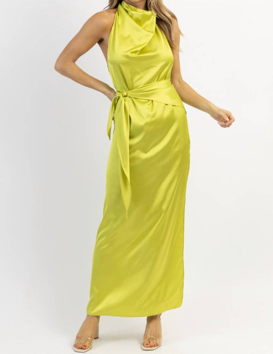 GOLDEN HOUR DRAPE MAXI DRESS