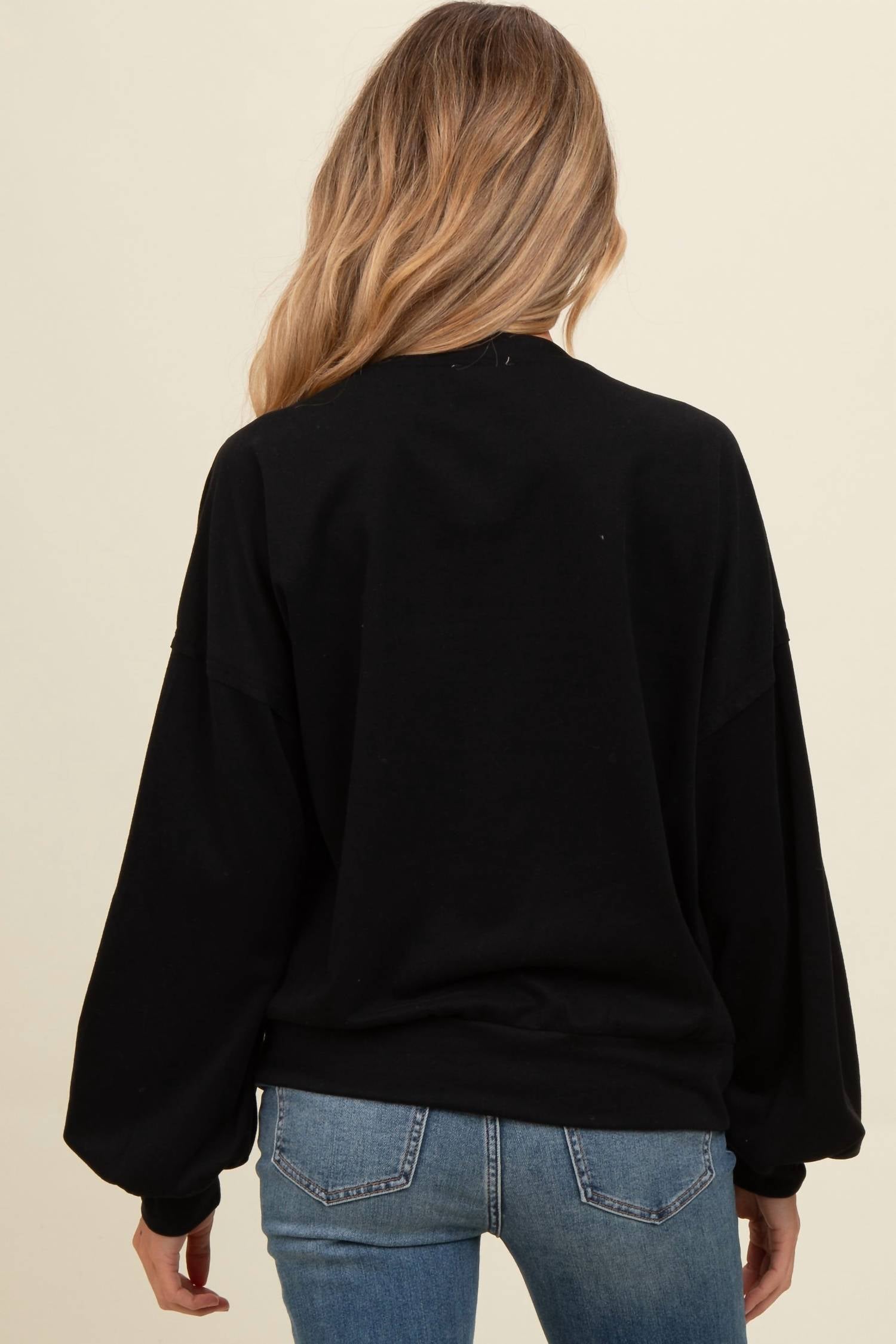 Bibi - French Terry Color Block Sweatshirt