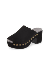 CHOCOLAT BLU Women's Genessis platform clog in black - women's shoe - alternate view
