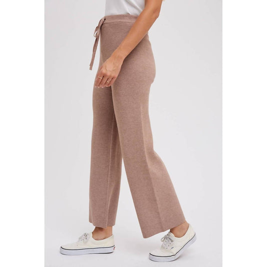 Bluivy - Ribbed Sweater Knit Pants