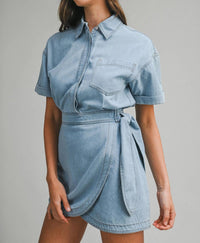 Mable - Ruby Shirt Dress