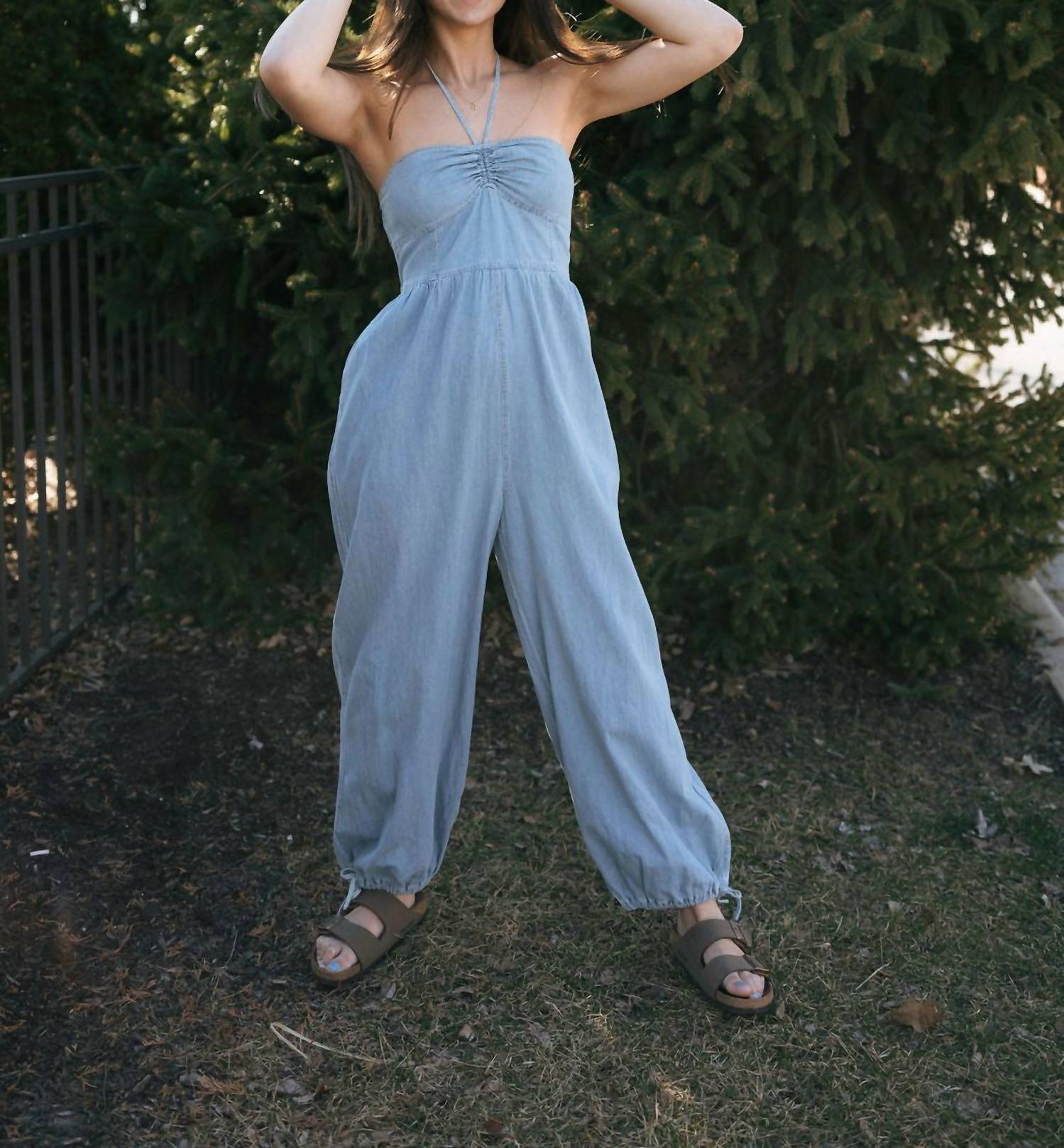 Mustard Seed - Halter Jumpsuit